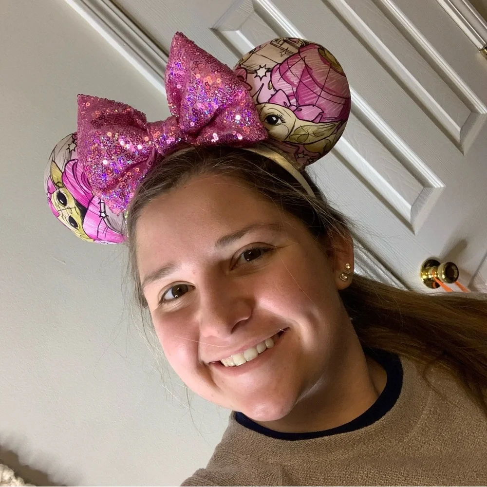 Handmade Star Wars Baby Grogu Mouse Ears